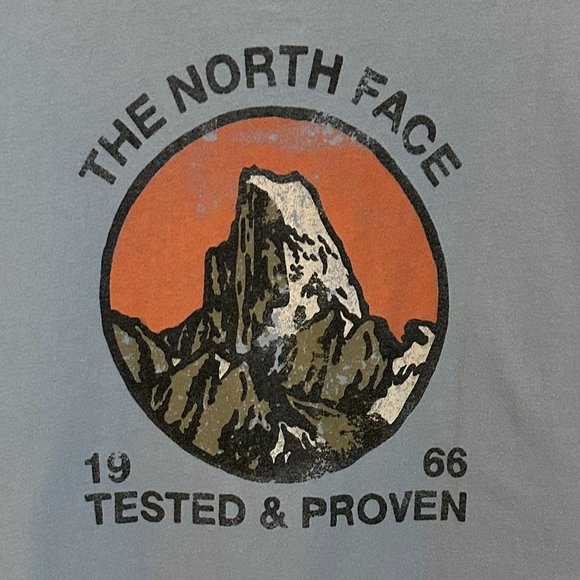 Set of 2 - The North Face Men XL Mountain Logo Short sleeve T-Shirts - Picture 7 of 12